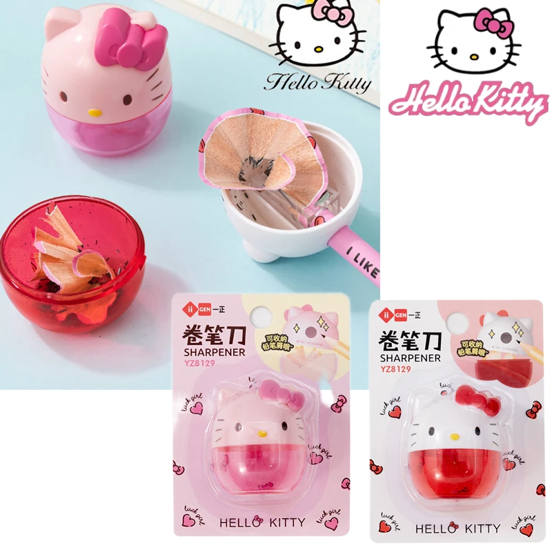 

Hello Kitty Pencil Sharpener Kawaii Children Primary School Students Cute Cartoon Handmade Pencil Sharpener Portable Stationery