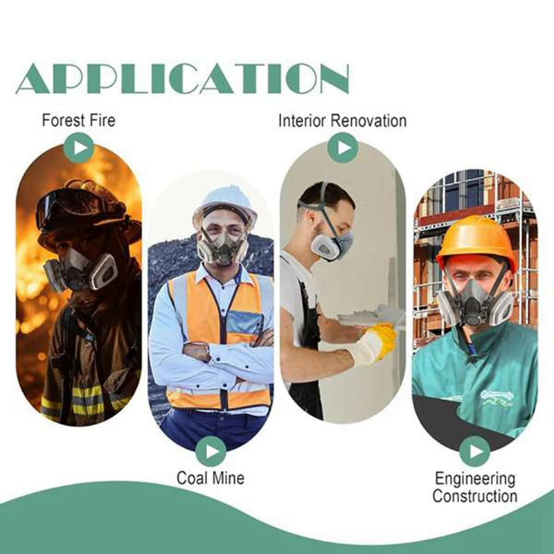 100 шт. 5N11 Респираторный фильтр - Фильтр твердых частиц Хлопок для респираторной