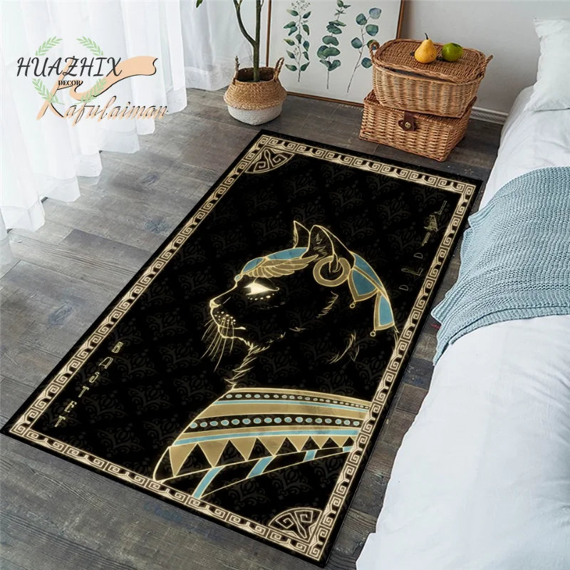 

Egyptian God Themed Carpet Super Soft Rug For Living Room Bedroom Bathroom Floor Kitchen Rug Decorative Various Style Anti-Slip