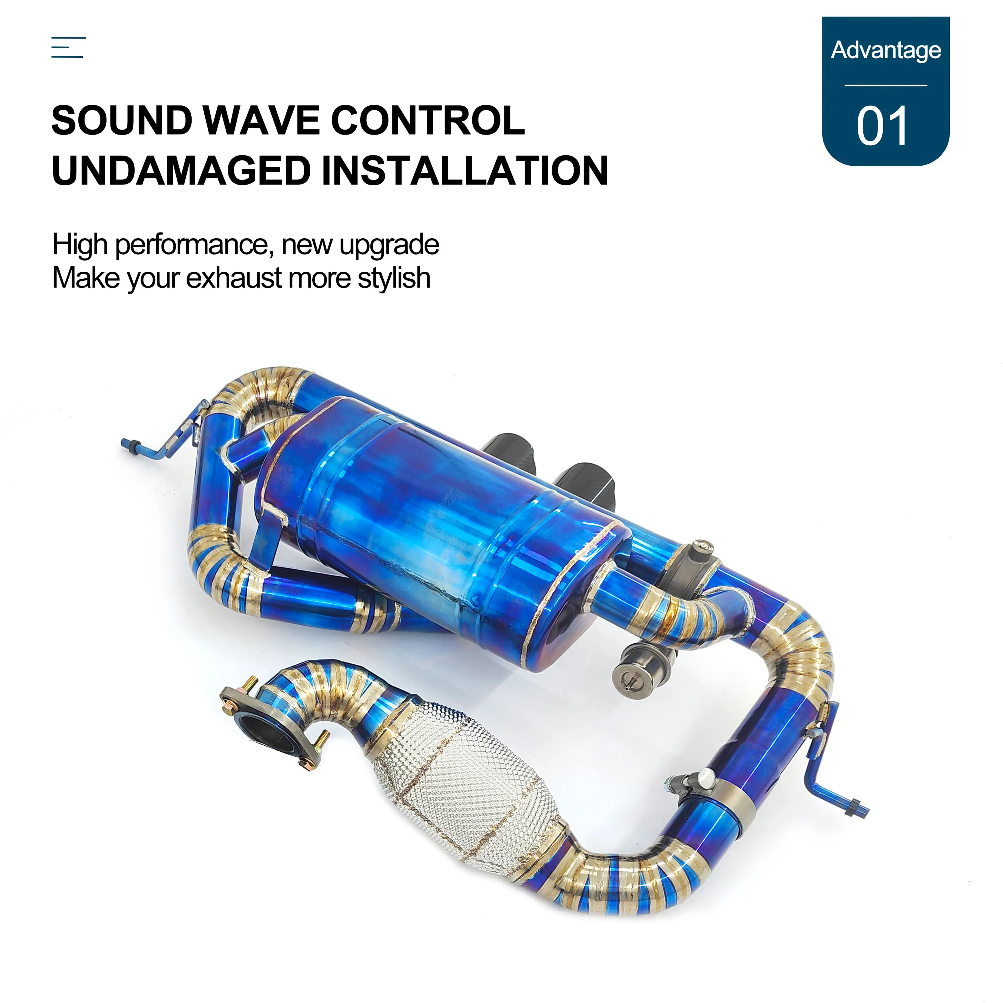 Выхлопная система CBNT для Lotus Evora S л с каталитическим конвертером