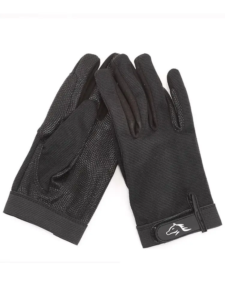 Силиконовые противоскользящие перчатки для верховой езды MXLINA