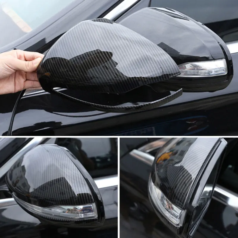 

For Mercedes Benz C E G S GLC Class W205 W213 W222 C217 X205 ABS Carbon Texture Side Rearview Mirror Cap Protective Cover Trim