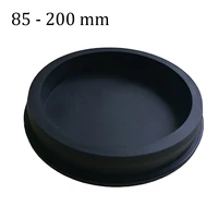 1pcs 85 200mm black white round silicone rubber seal hole plugs t type stopper snap on gasket seal stopper end cups