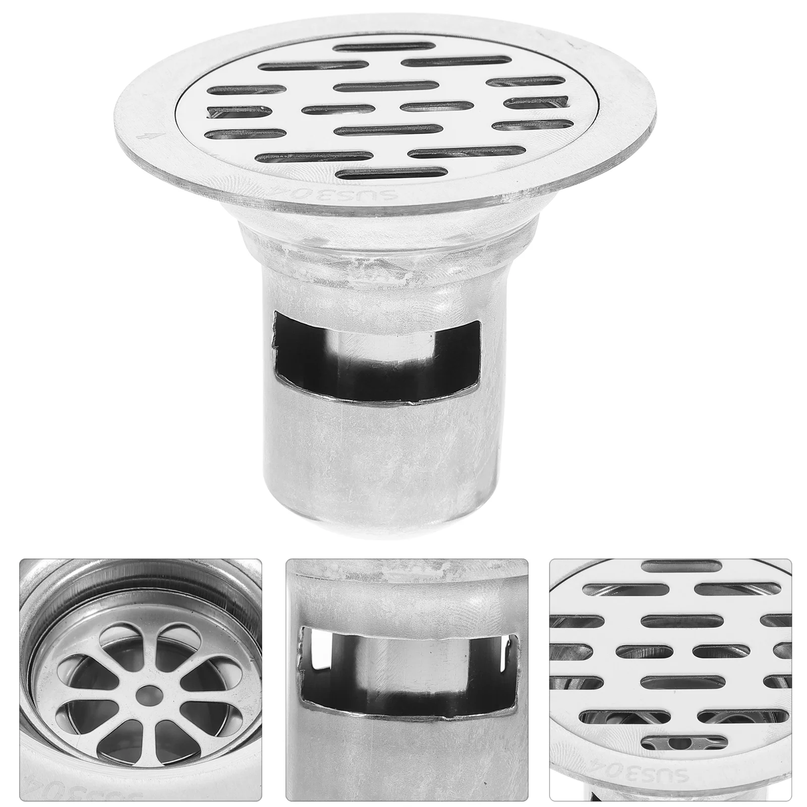 

Bath Bathroom Accessories Stainless Steel Floor Drain Tub Kitchen Deodorant Plug