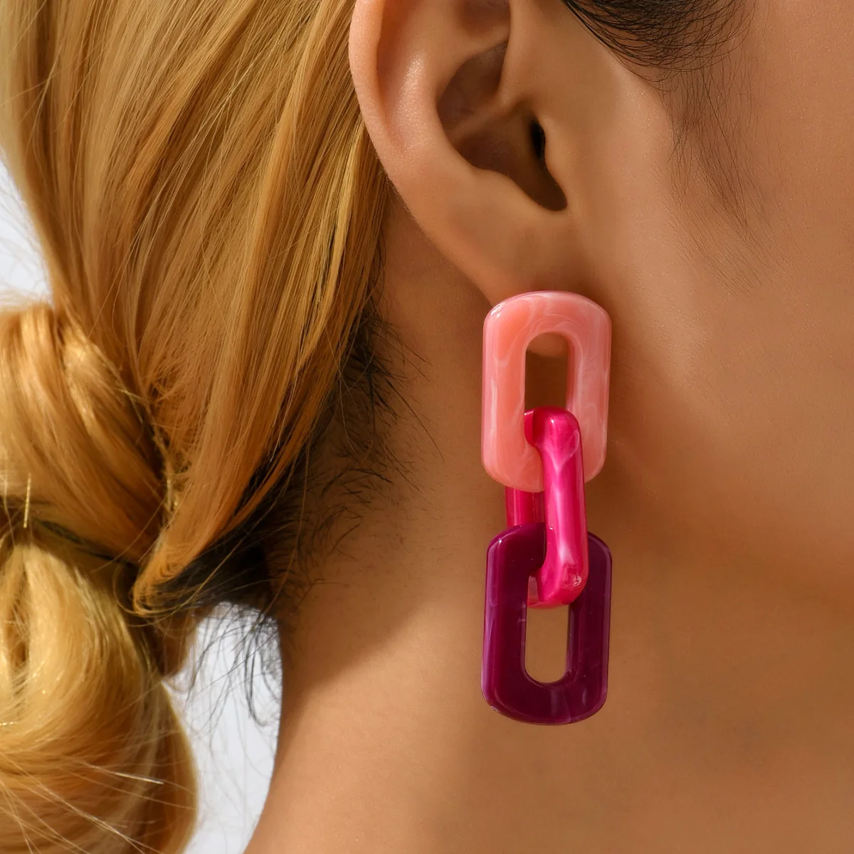 

New Acrylic Earrings For Women Bohemia Geometric Trend Style Statement Dangle Earings Fashion Jewelry pendientes mujer