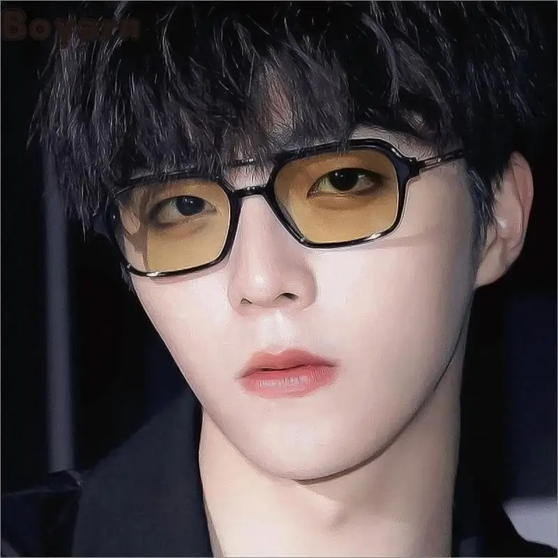 

Boyarn New Style Gafas De Sol Gradient Korean Sunglasses, Online Celebrity Chen Linong, The Same Concave Retro Square Sunglas
