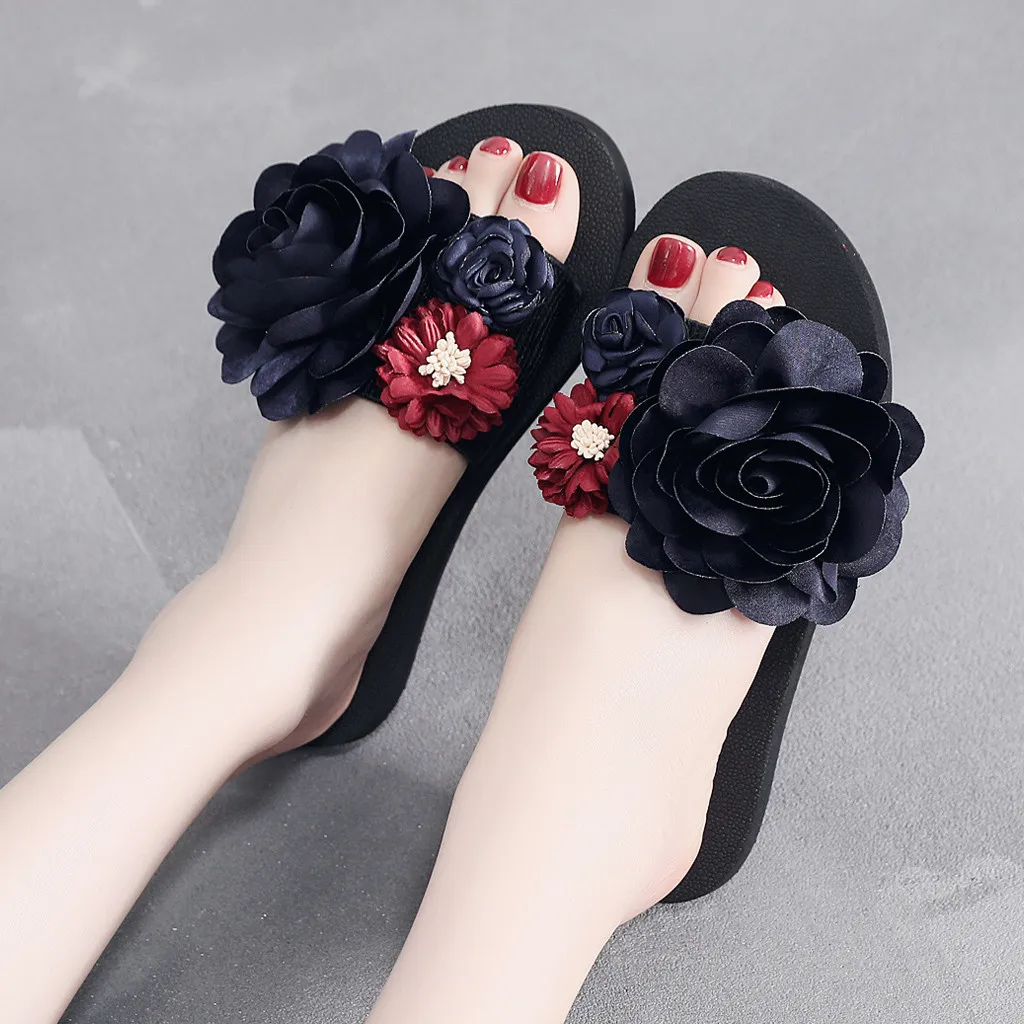 

Women Summer Shoes Beach Flat Slippers Indoor Home Non-Slip Slides 2022 Fashion Female Footwear New Sandals Woman Flip Flops Hot