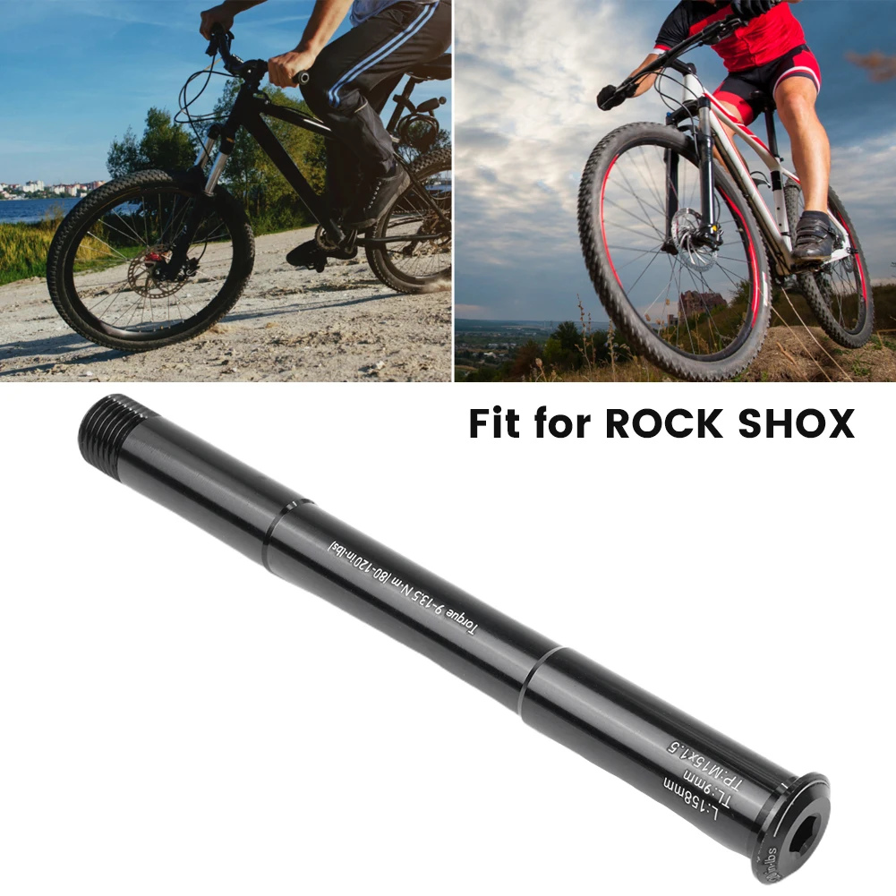 

Велосипедная передняя вилка 15X110, сквозная ось, шпагатка, Спортивная рама для горного велосипеда Rock Shox, быстросъемная ступица колеса, шпажки, запчасти для велосипеда