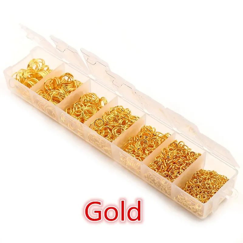 Set Box 3 4 5 6 7 8 10mm 8 Colors Open Jump Rings Split Rings Link Loop For DIY Jewelry Making Findings Connector