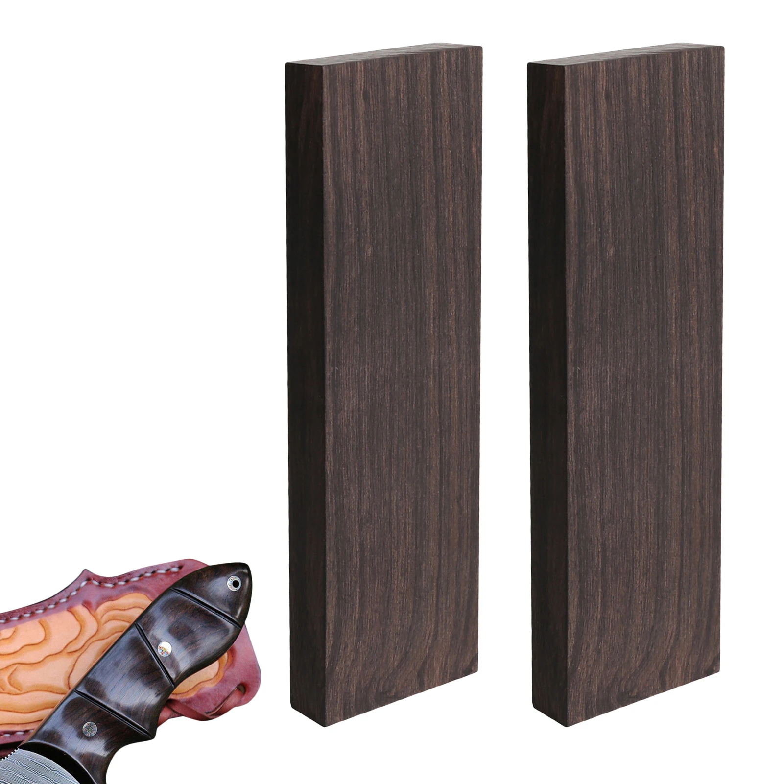 

Black Ebony Wood 4.7x1.57x0.39Black Ebony Lumber Original Wood Timber Lumber Blank DIY Material For Music Instruments Tools