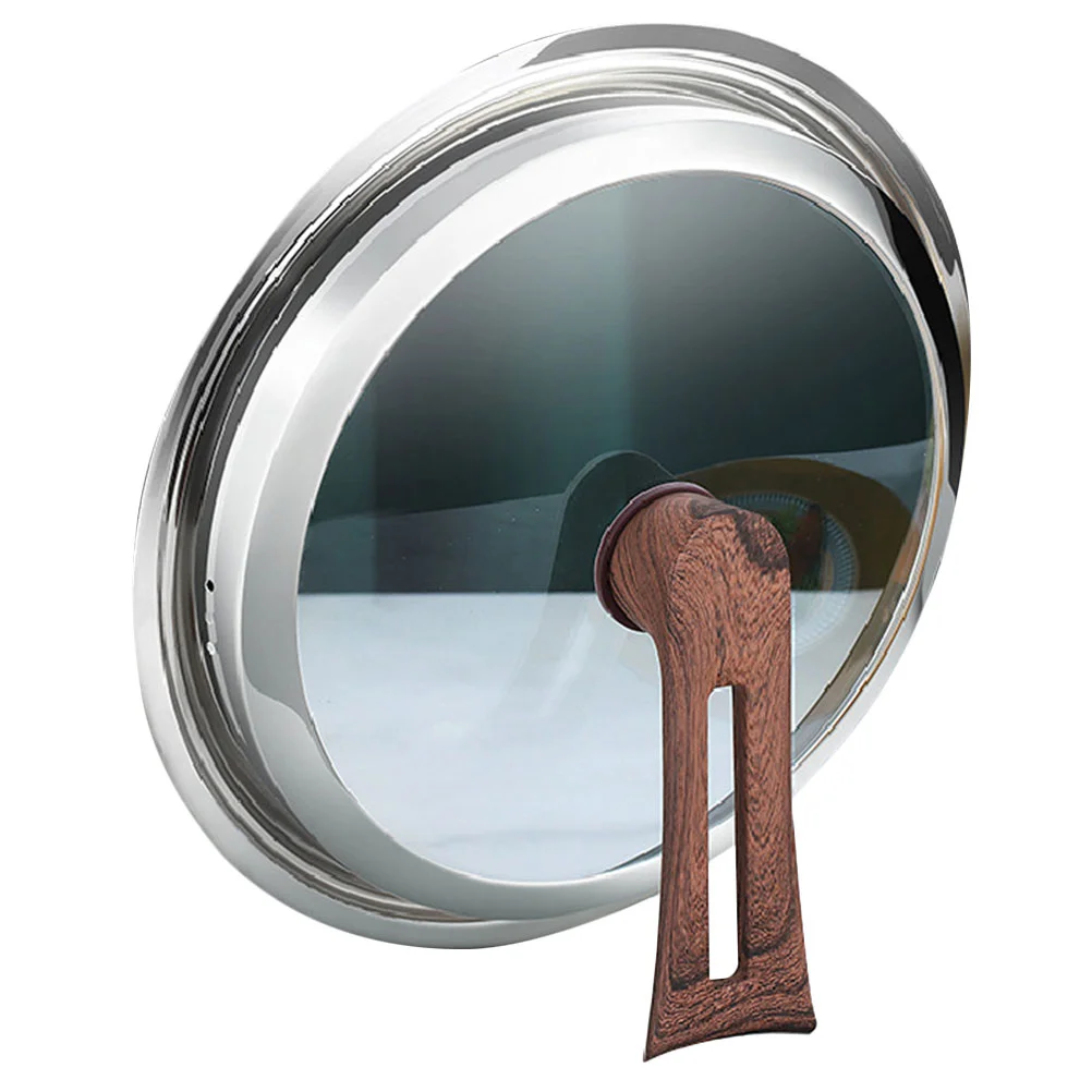 

Lid Pan Pot Replacement Frying Lids Cover Silicone Skillet Universal Tempered Inch Cooking Rubber Smaller Rim Cookware Round