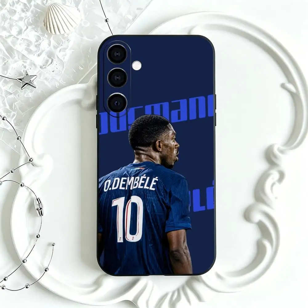 Фото Чехол для телефона Football Star for Dembele, черный, силиконовый, мягкий, для Samsung Galaxy A73, A72, A71, A70, A53, A52, A51 №2