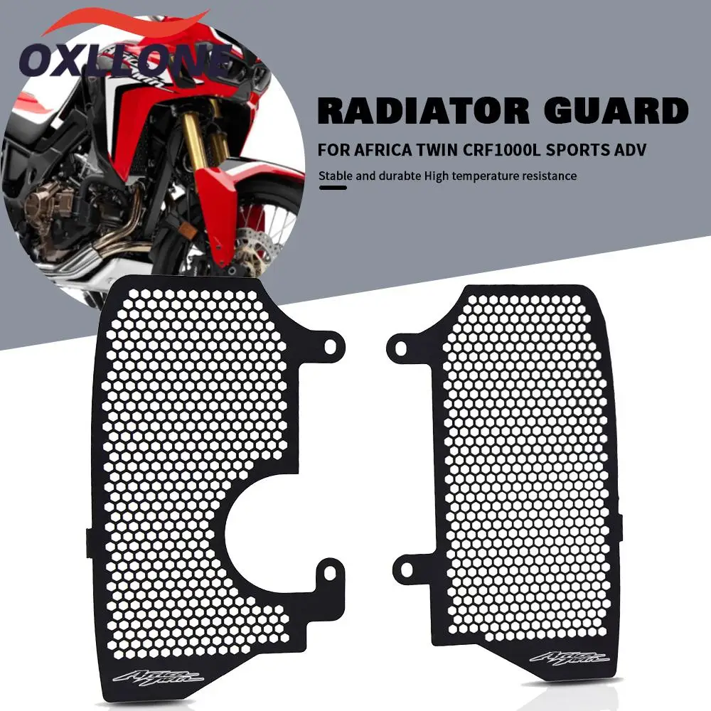 

For Honda Africa Twin CRF 1000L Motorcycle Accessories Radiator Grille Guard Cover CRF1000L Africa Twin ADV Sports 2016-2019