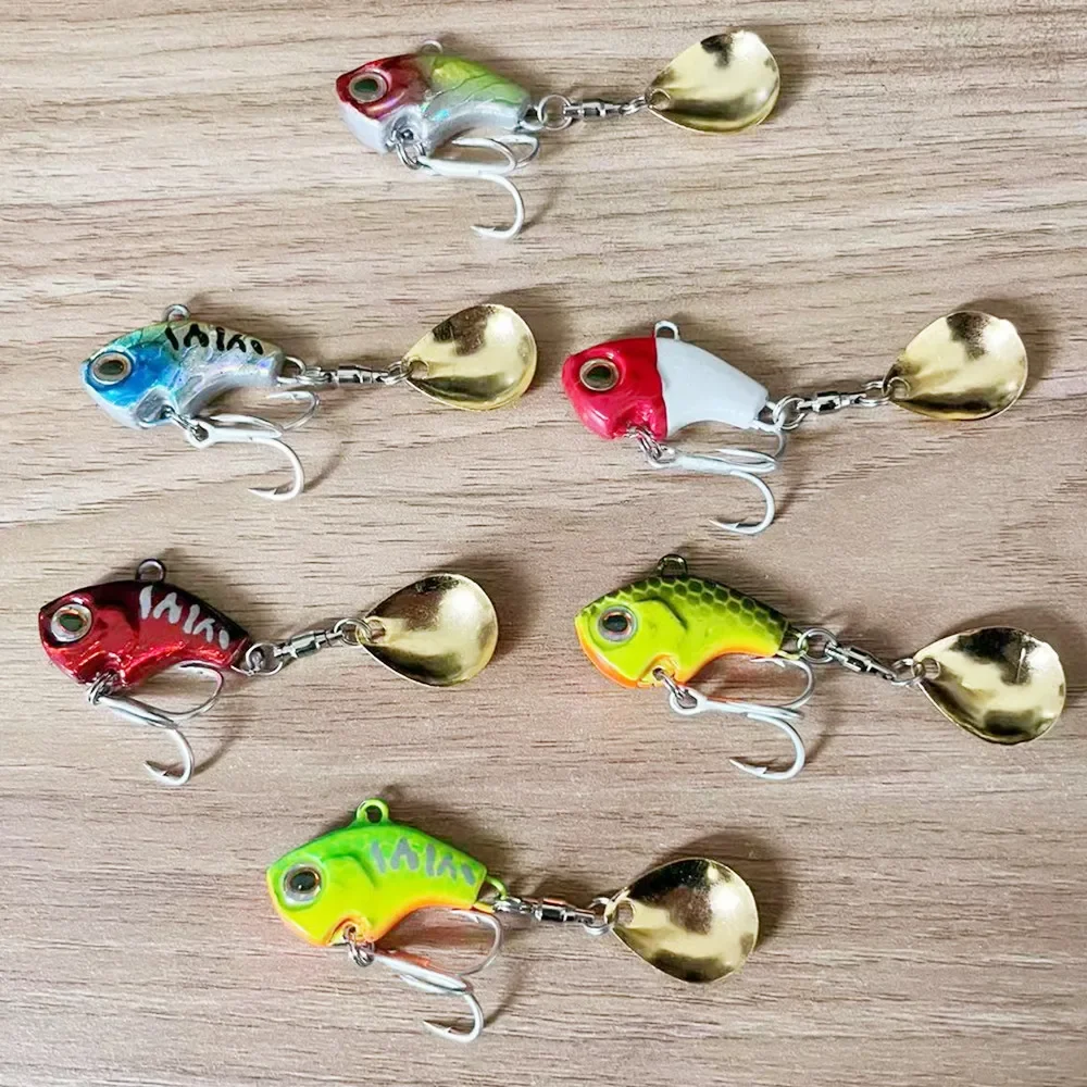 Фото 1 шт. WALK FISH 9 г 13 г 16 г 22 г VIB тонущая рыболовная приманка твердый металл океан река спиннер ложка приманки для зимней рыбалки зимние приманки №2