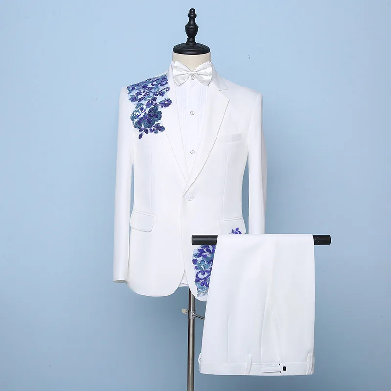 

Custom Made Groom Wedding Dress Blazer Suits Pants Business High-end Classic Dress Trousers SA05-25999