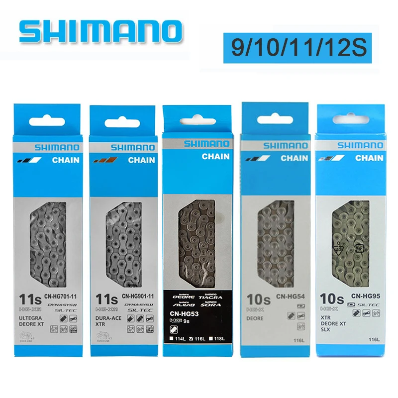 Цепь велосипедная Shimano 8/9/10/11/12 в цепи для шоссейных велосипедов IG51HG53 HG54 HG73 HG95 HG701