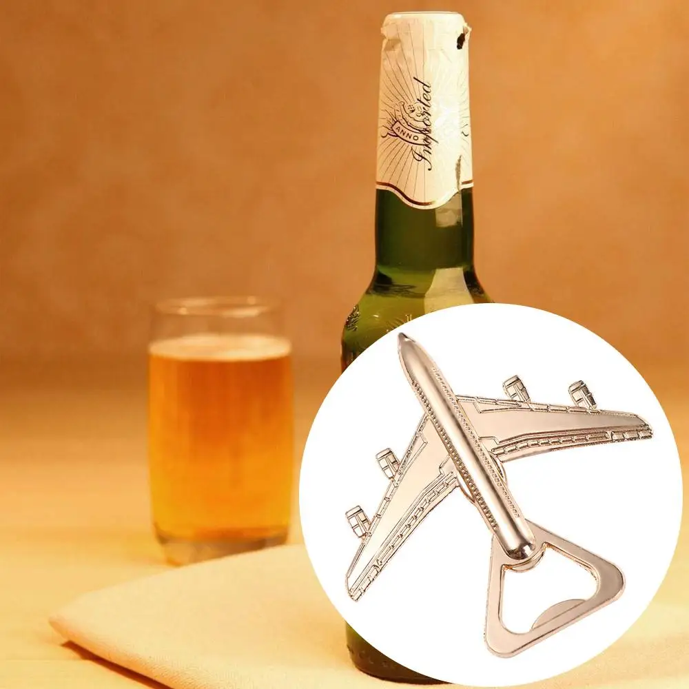 

Creative Antique Airplane Shaped Bottle Opener Portable Wedding Party Beer Screwdriver Multifunctional Can Opener Kitchen Tool