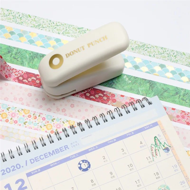 KW-TRIO дырокол бумажная лента Washi для бумажной ленты отверстий в листьях усиление