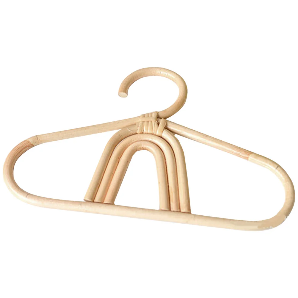 

Hangers Hanger Rattan Clothes Baby Garment Pet Mini Kids Wall Shelf Apparel Rack Toddler Clothing Garments Children Coat Laundry