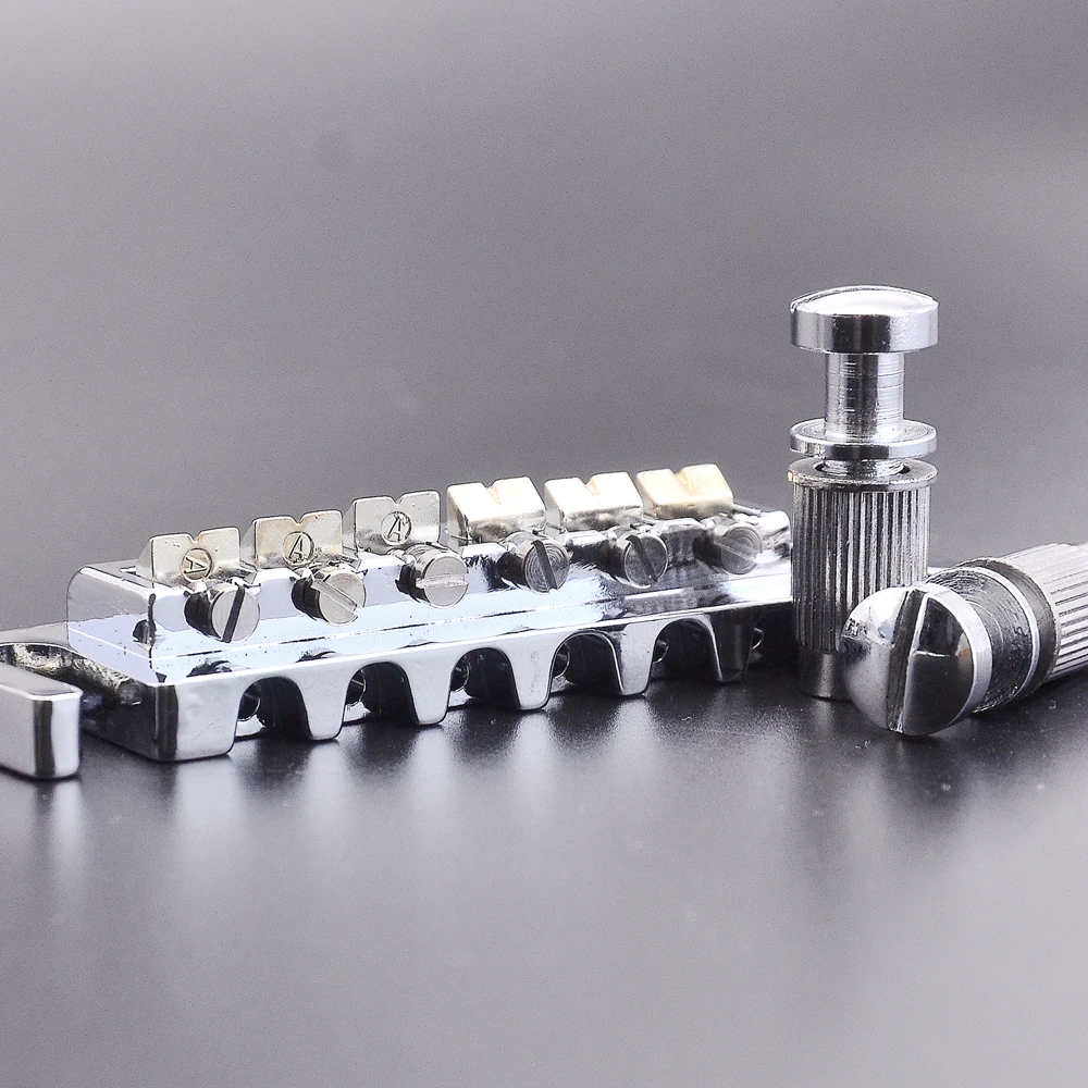 1 Set Chrome Tune-O-Matic Style Bridges & Tailpieces for LP SG Electric Guitar