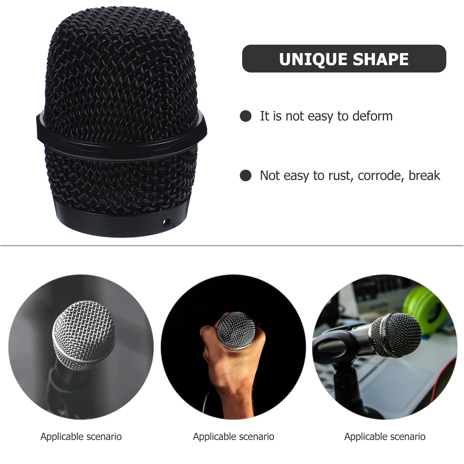 Сменная сетчатая головка микрофона фитинги для решетки беспроводные аксессуары