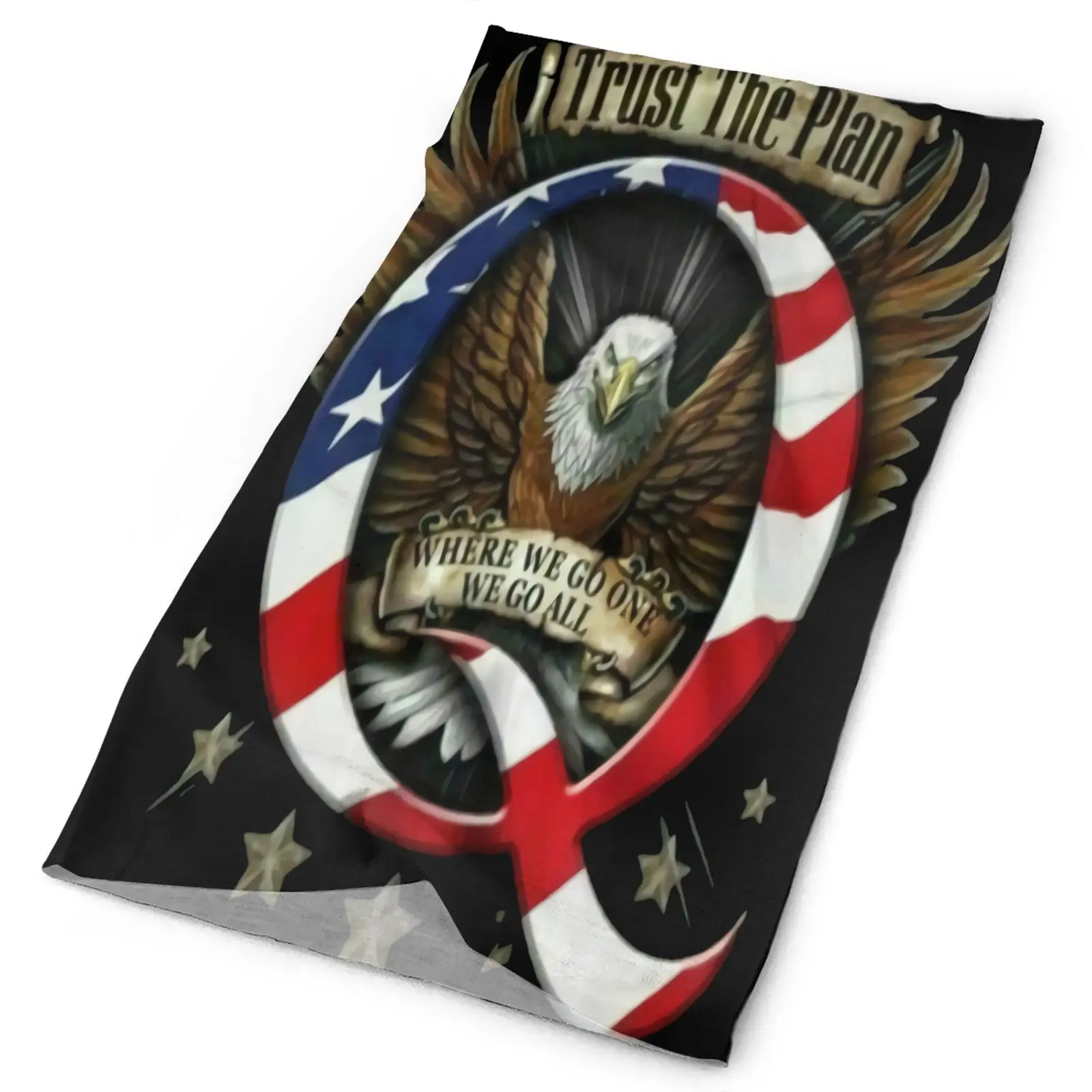 

Q Trust The Plan Wwg1Wga Q 5756 Men's Bandana Facemask Fishing Scarf Camouflage Bandanas Buff Mask Mask Ski Tactical Equipment