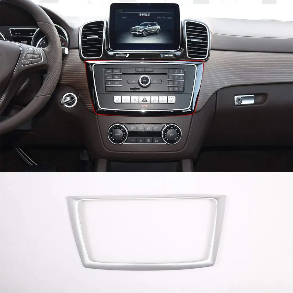 

ABS Chrome Center Console Switch Button Frame Trim for Mercedes Benz GL GLE GLS ML 2013-209