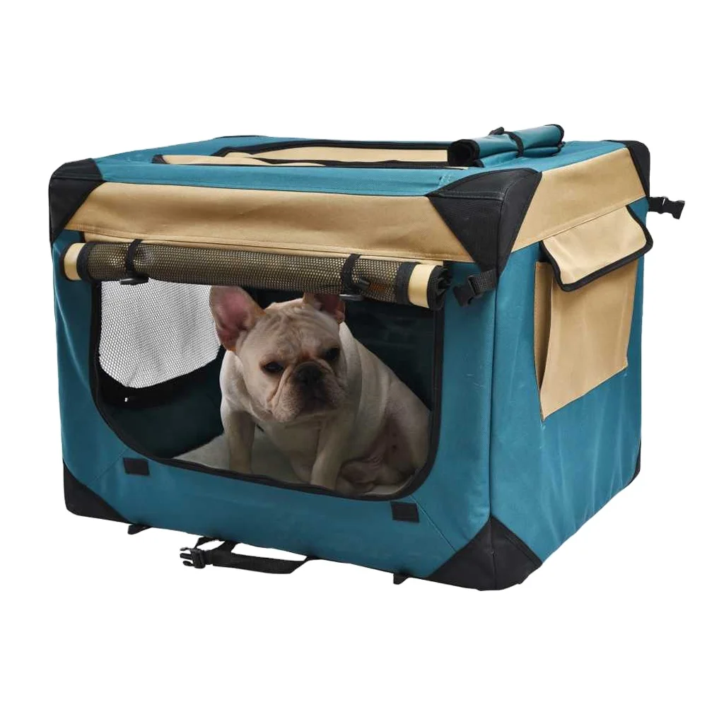 

Petstar Outdoor Portable Removable Pet Carrier Collapsible Steel Frame Travel Cat Dog Crate