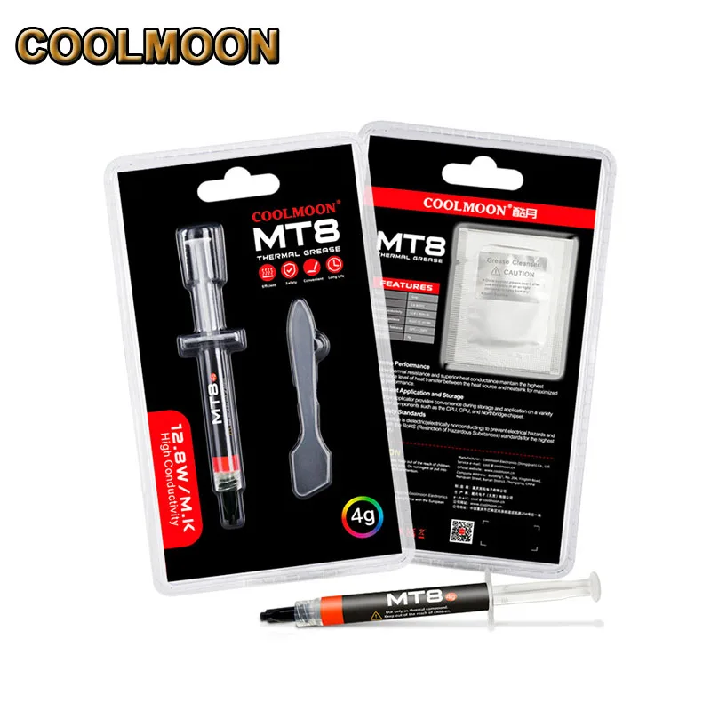 Термопаста наноуровневая проводящая гель-паста для процессора графического