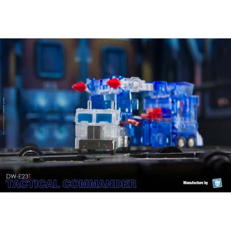 Фото В наличии НОВЫЙ DR.WU DW-E23 Ultra Magnus Color Transparent Edition Трансформация Малая масштабная фигурка Модель Коллекция игрушек №5