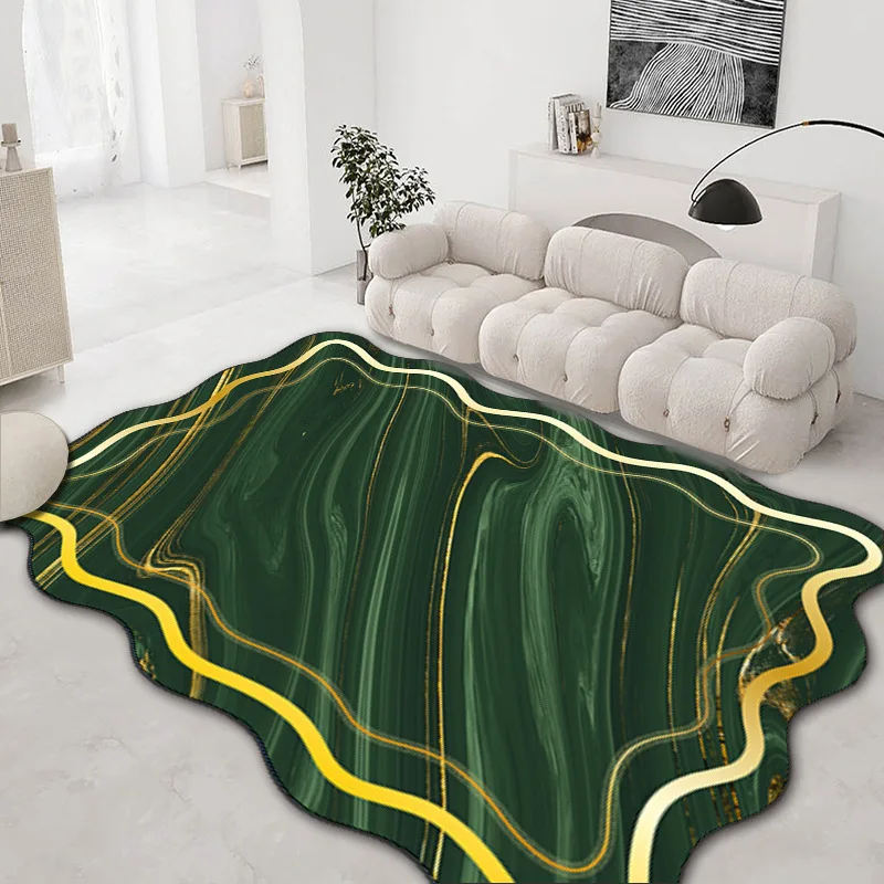 

3D стереоскопический вихревой иллюзионный ковер, нескользящий ковер для пола, абстрактный геометрический принт, оптический домашний ковер для гостиной