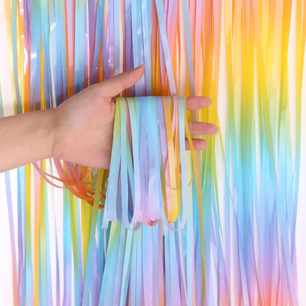 

Unicorn Party Rainbow Tinsel Party Decoration Birthday Decoration Birthday Party Decoration Adult Party Photo Zone Curtain
