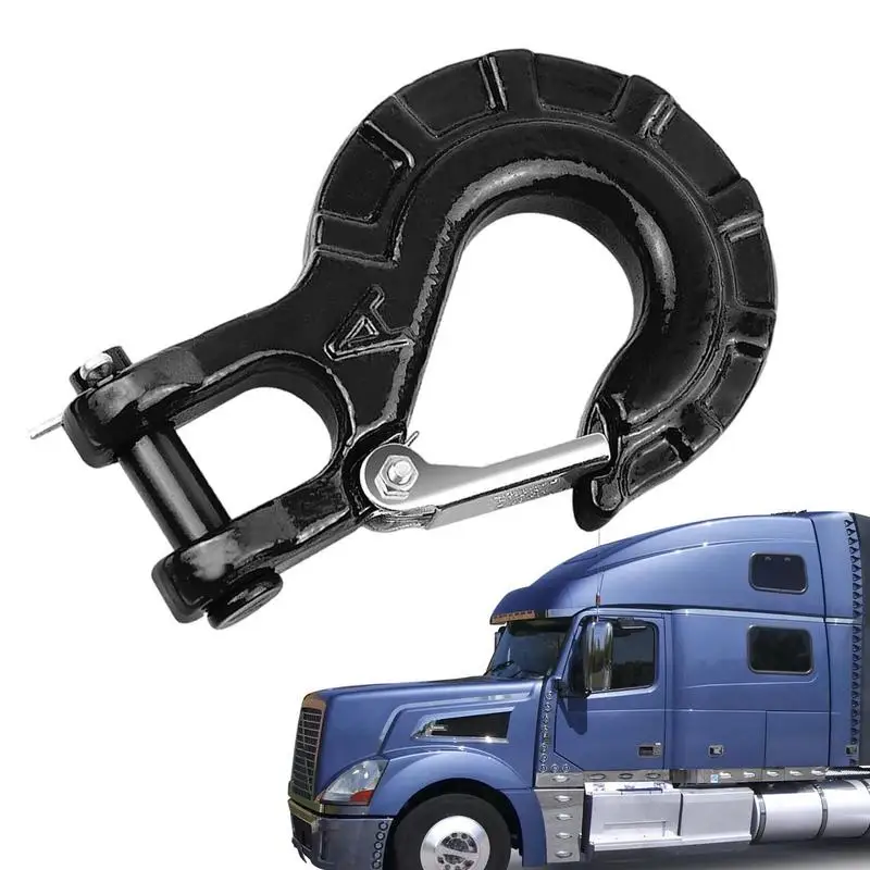 

Автомобильный крюк для лебедки, грузоподъемность, предохранительная защелка, крючок для лебедки, держатель крючка для автомобильной лебедки, крючок для утилитарных транспортных средств для автомобилей