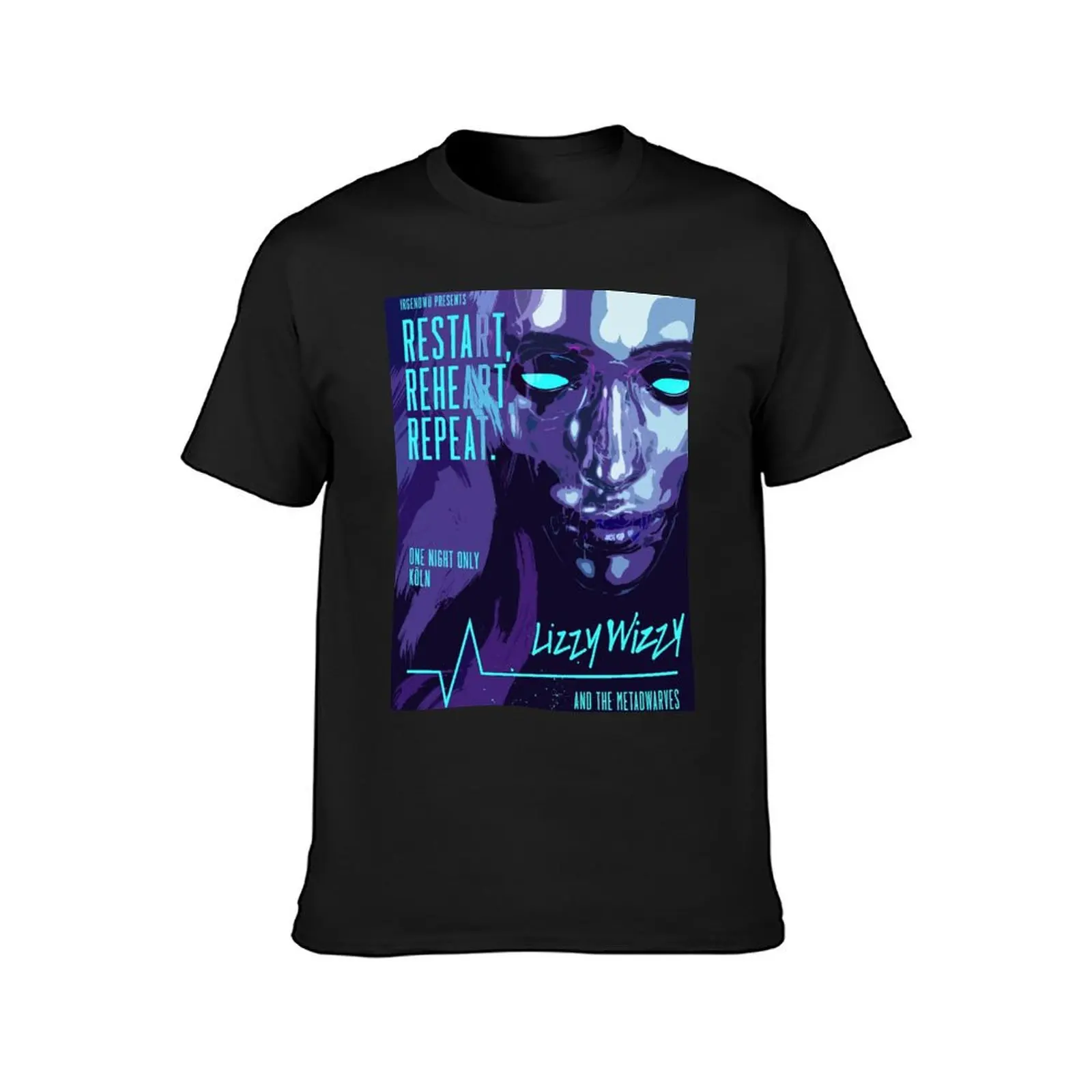 Lizzy Wizzy постер футболка кавайная одежда рубашки Графические футболки большой и