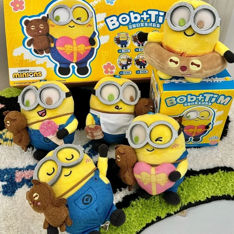 Подлинные Миньоны Боб и Тим медведь теплые пушистые ежедневные плюшевые