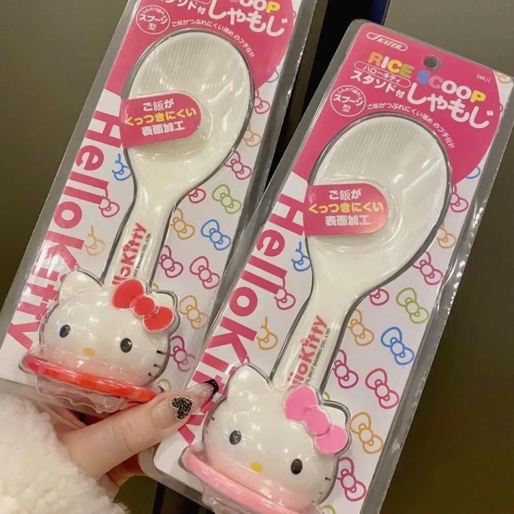 Plastic Non-stick Rice Spoon Anime Plush Toys For Girls Birthday Gift