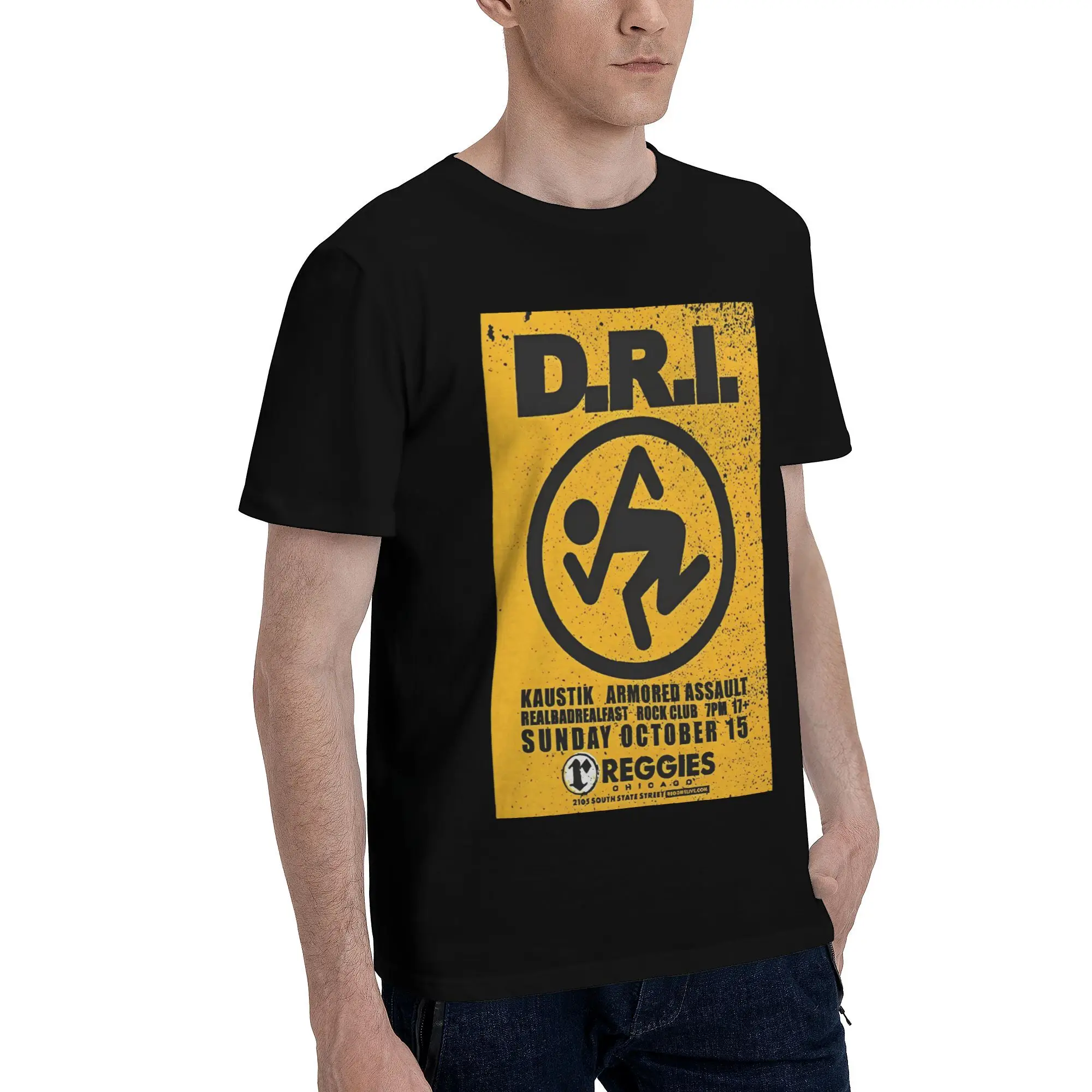 Мужская и женская рубашка Dirty Rotten Imbeciles D.R.I хлопковые футболки с принтом верхняя