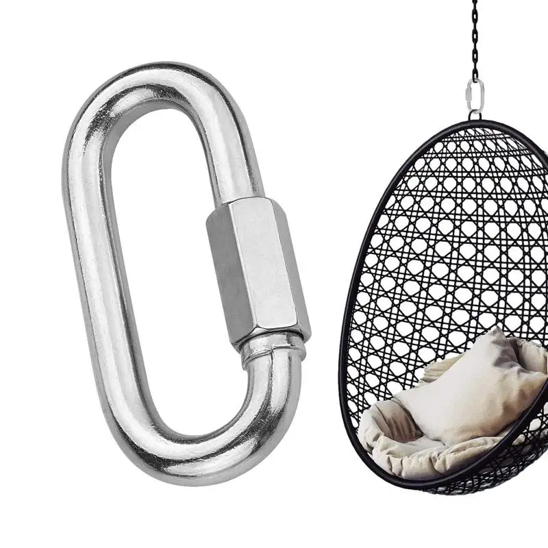 

Сверхмощный карабин-зажим из оцинкованного железа, карабин-пряжка для блокировки, ремень с крючком для наружного кемпинга, походов