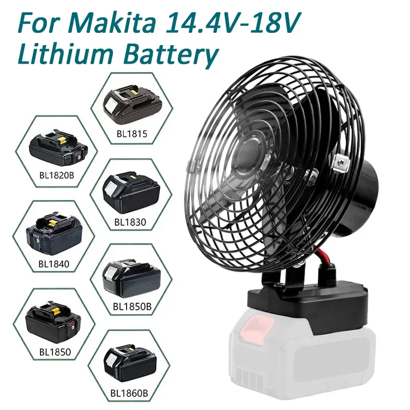 Беспроводной мини-вентилятор для Makita 18 в 200 Вт