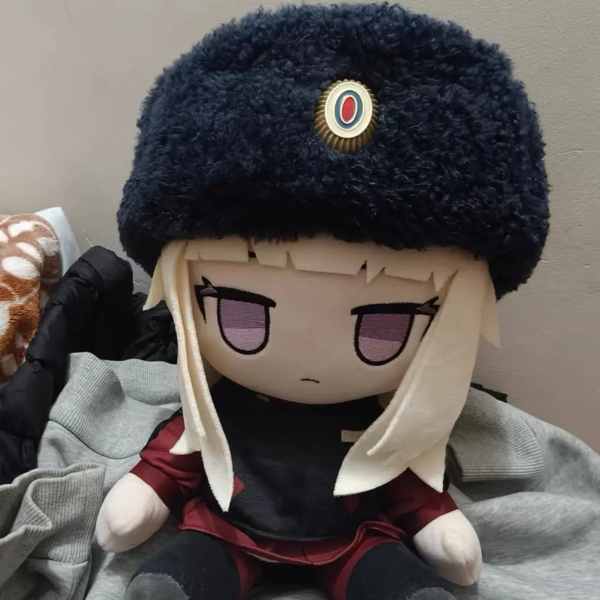 Фото Плюшевая фигурка-талисман Girls Frontline AK74M, 30 см, для переодевания, милая, пушистая, хлопковая подушка-обнимашка, подарки на день рождения №3