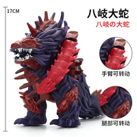 17cm large size soft rubber monster magatano orochi action figures puppets model furnishing articles childrens assembly toys
