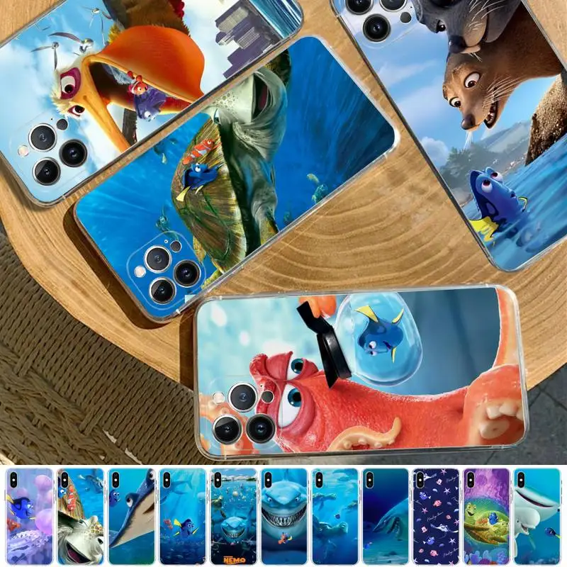 

Disney Finding Nemo Phone Case For iPhone 14 11 12 13 Mini Pro XS Max Cover 6 7 8 Plus X XR SE 2020 Funda Shell