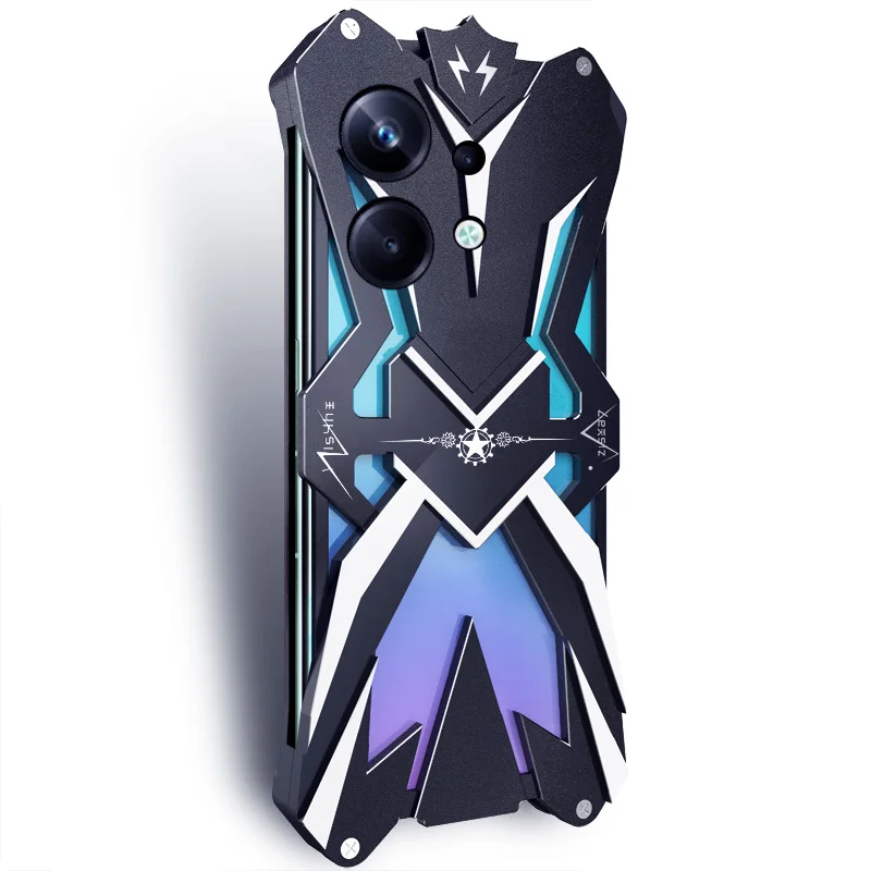 

Dropshipping Metal Steel Machinery Thor Heavy Duty Armor Aluminum Mobile Phone For Oppo Reno 9 Reno9 Pro Plus CASE Cover