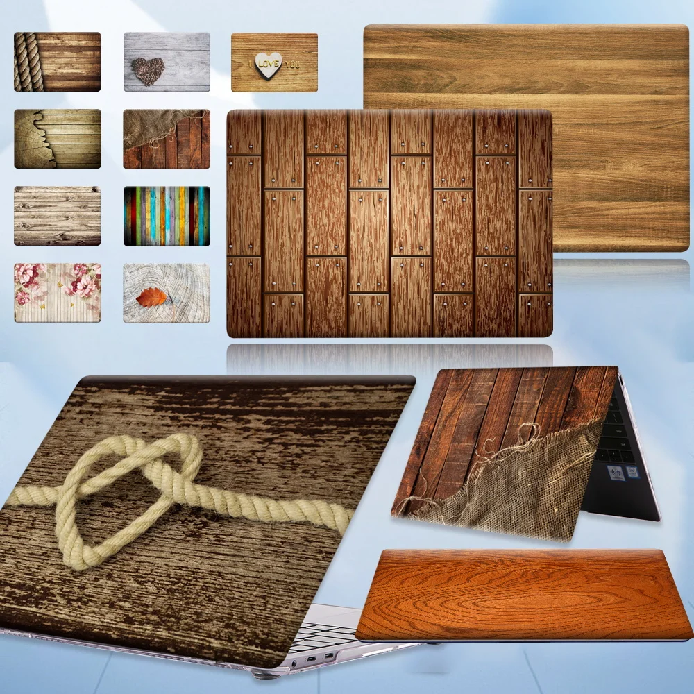 

Laptop Case for Huawei MateBook 13S /14S /D15 /D14 /13 /14/16/MateBook X Pro 13.9/X 2020 Wood Pattern Series Hard Shell Cover