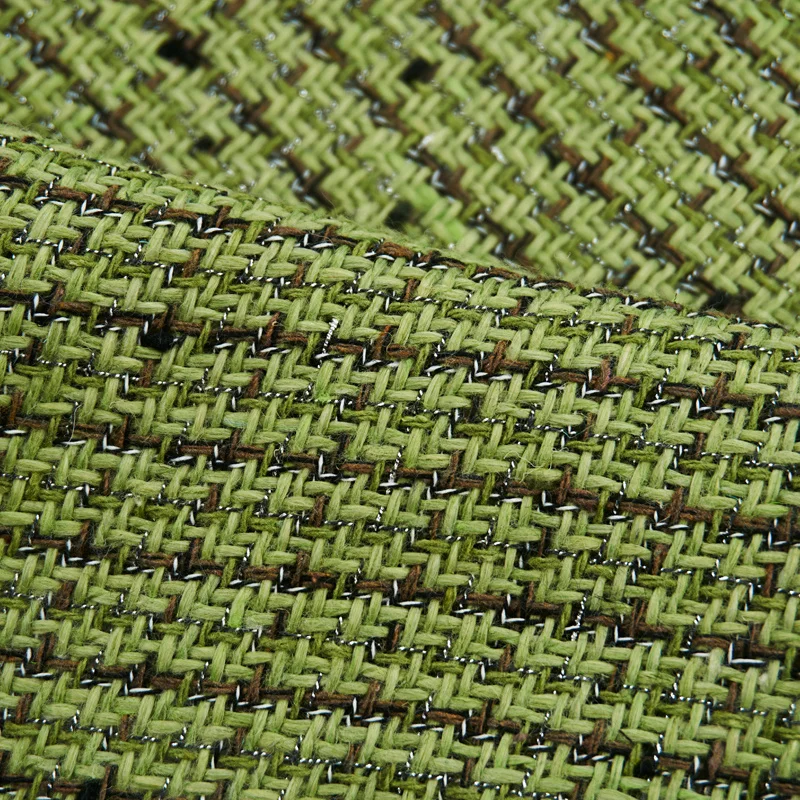 

2022 Plaid Green Coffee Tweed Fabric For Coats Skirts Suit 트위드젤ツイード트위드 Tissu Au MÈTre Ткань Для Шитья Sewing By The Yard Tecido