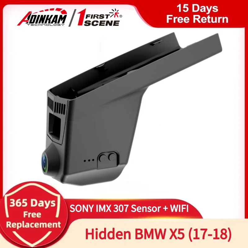 

Скрытый Автомобильный видеорегистратор Firstscene с Wi-Fi, видеорегистратор FHD 1080P, видеорегистратор для BMW X5 G05 с ночным видением, приложение для уп...