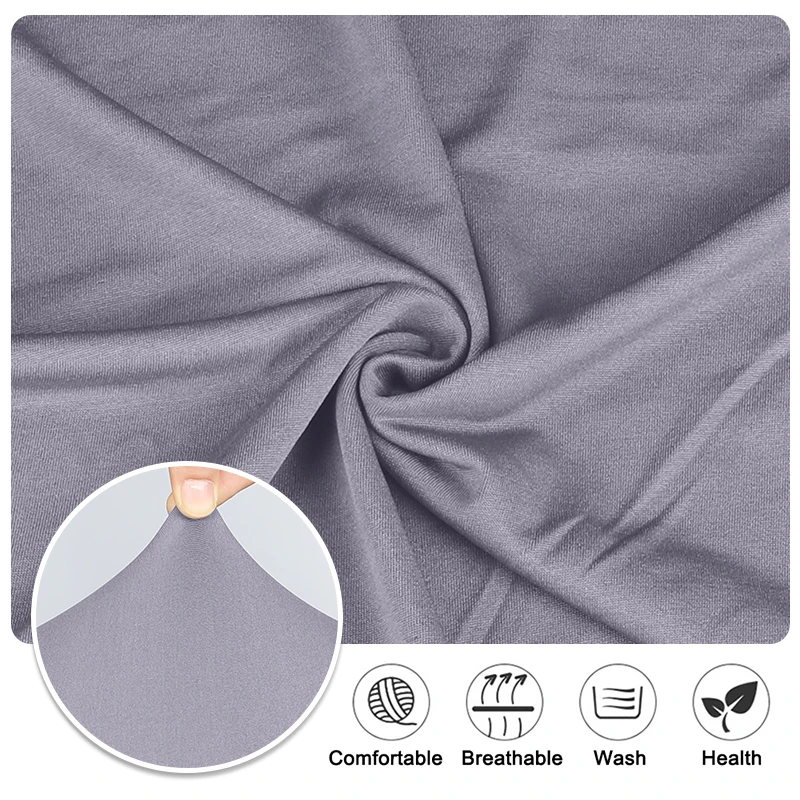 1 Piece Solid Color Chair Cover Big Elastic Chairs Wings Seat Case Special Size Spandex Fabric For Home