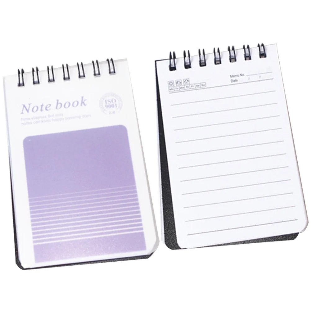 

2 Pcs Notebook Memo Pad Multi-use Pads Kids Notepads Cute Paper Self-compact Papers Office Mini