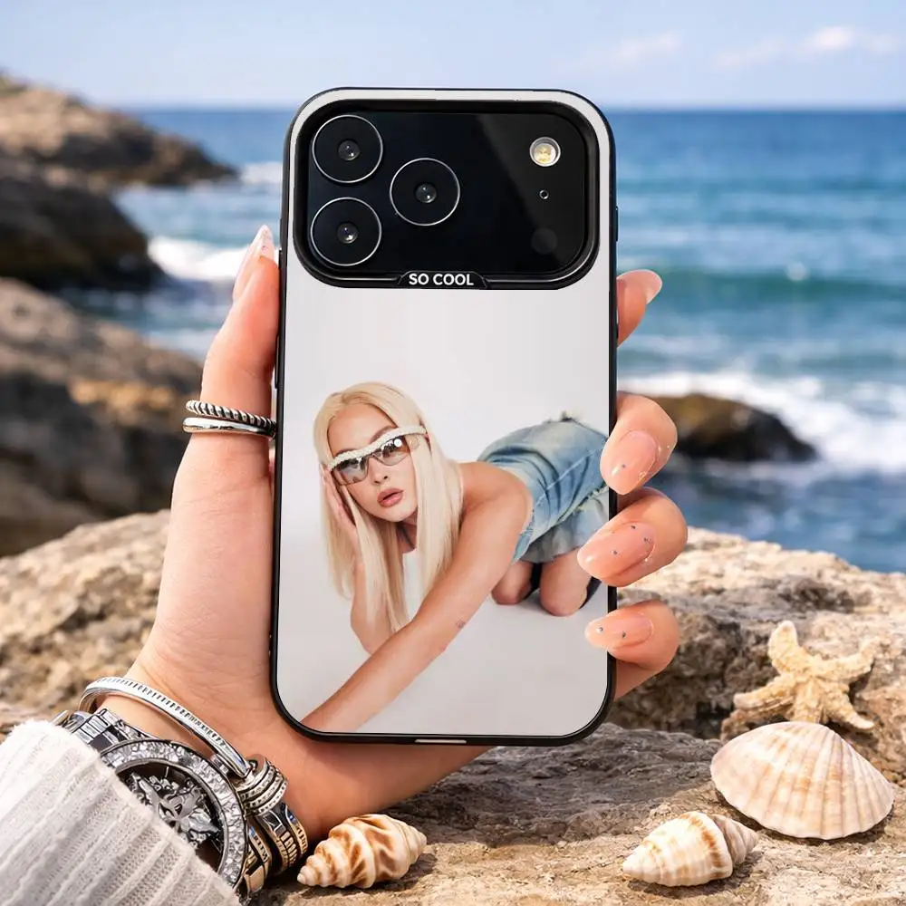 Фото Чехол для телефона Singer Z-Zara L-Larsson для iPhone 17, 16, 15, 14, 13, 12, 11, Pro, MAX, белый матовый, противоударный №4