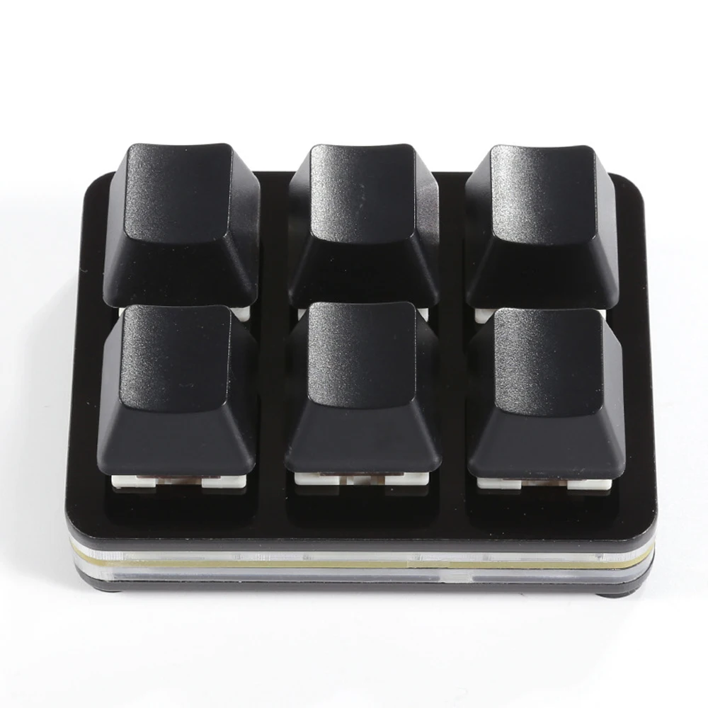 Портативная клавиатура 6 клавиш быстрого доступа Пользовательская USB PlugAndPlay